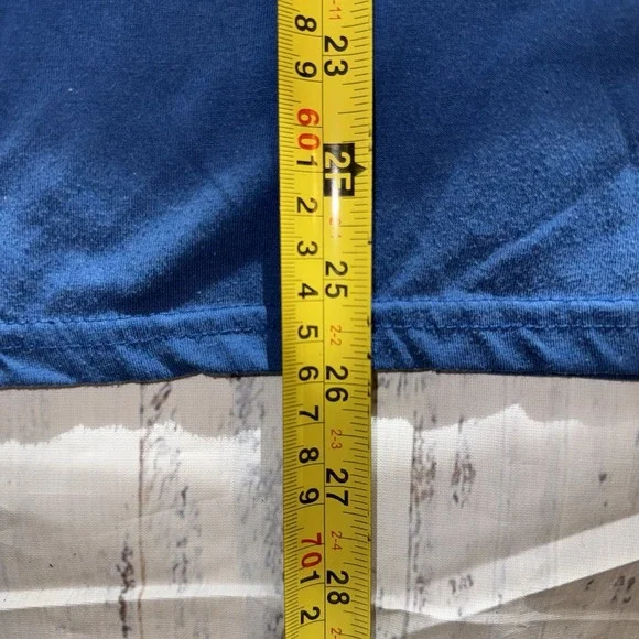 Nike Air Jordan T-Shirt Short Sleeve Men's Size Small Blue Red Jump man - Picture 5 of 6